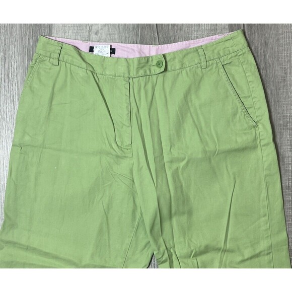 Lands' End Women's Capri Pants Green Size 10P - Picture 3 of 8